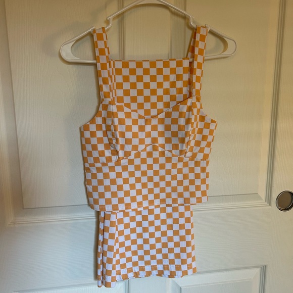 Hollister checkered matching set - Picture 1 of 8